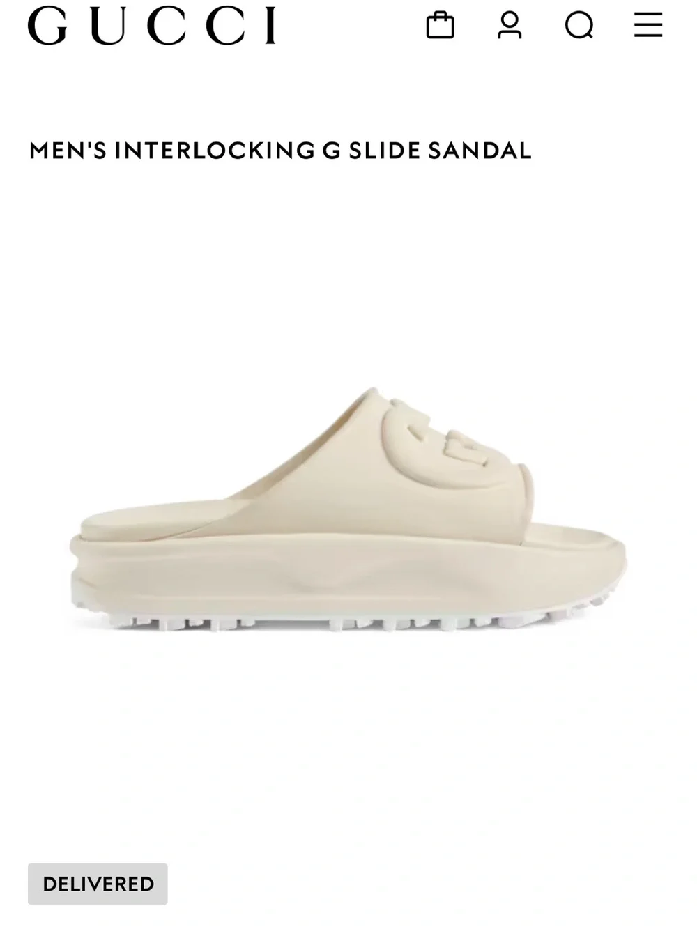 Soft rubber GG Off White